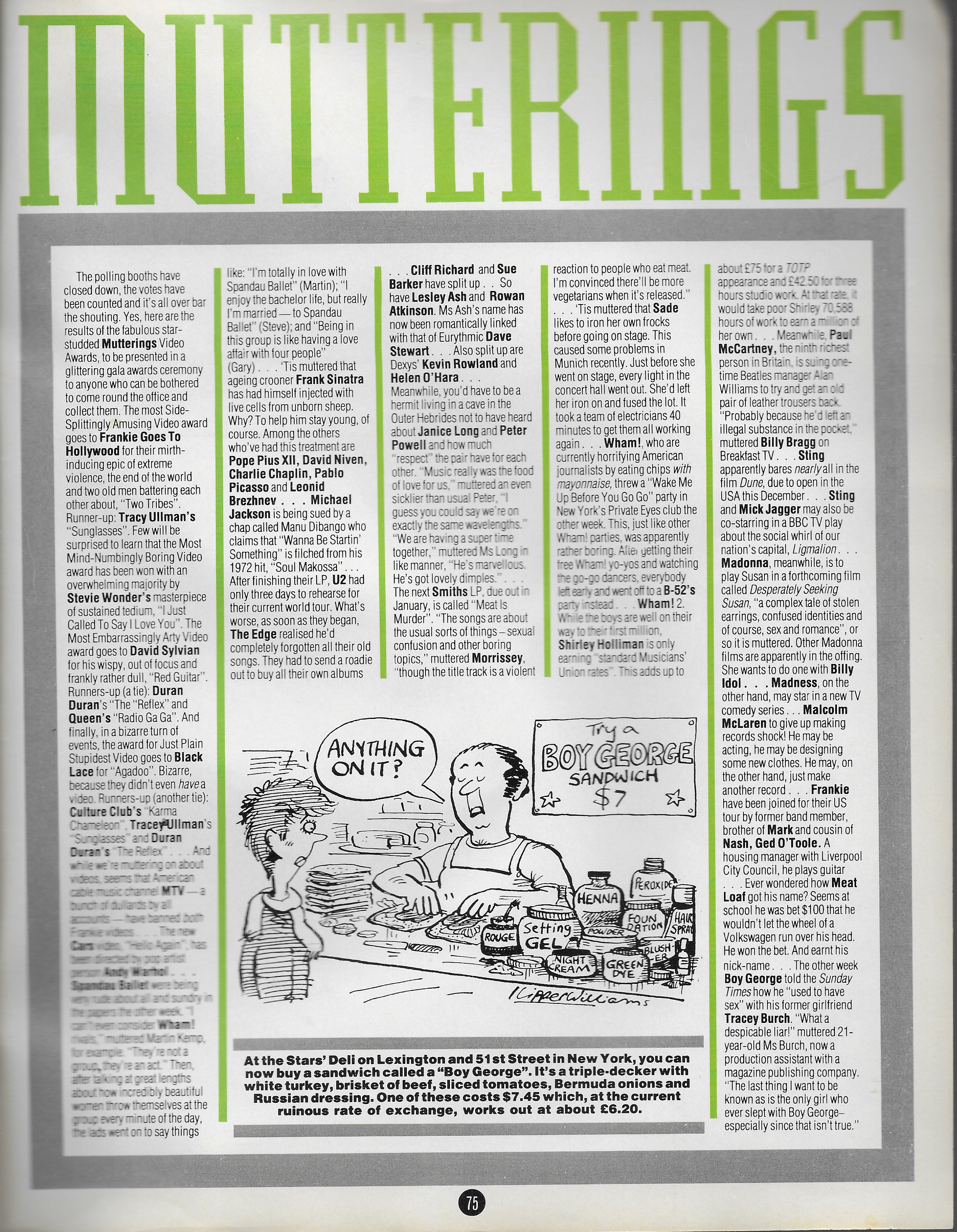 Smash hits, United Kingdom